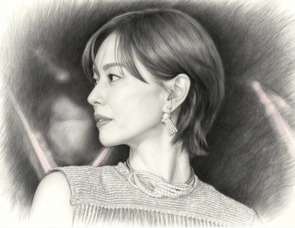 米倉涼子　横顔