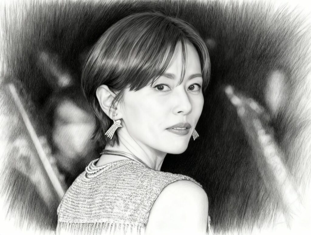 米倉涼子　振り向き