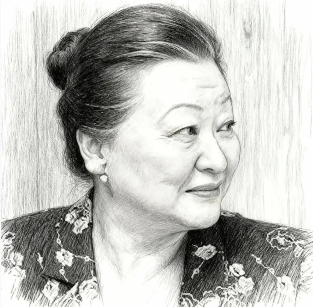 細木数子　横顔