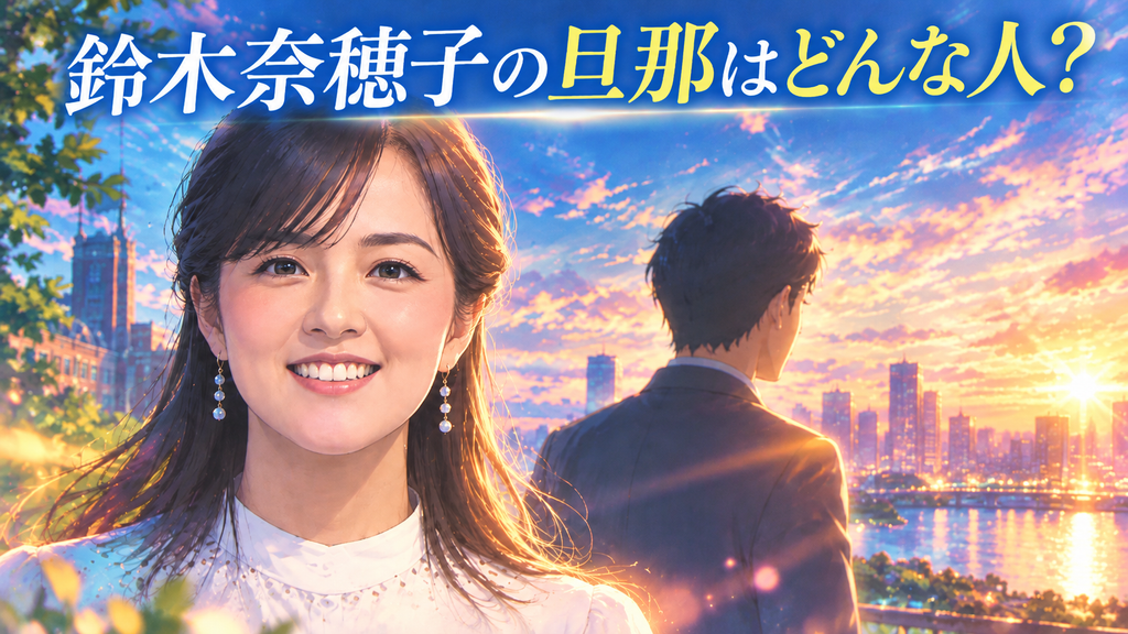 鈴木奈穂子の夫