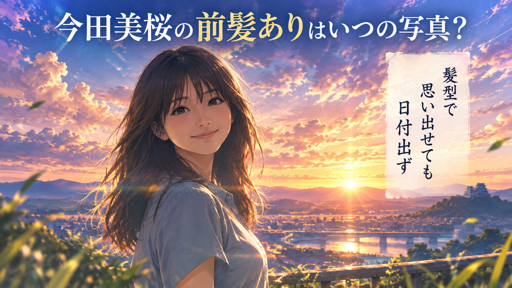 今田美桜　前髪