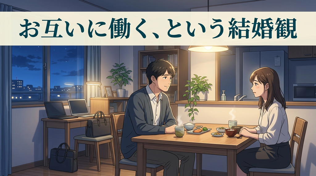 年収の希望とともに語った「お互いに働く」結婚観